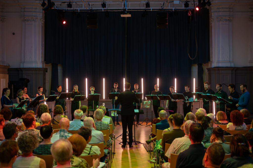 The Carice Singers perform at Spitalfields Music Festival 2025.